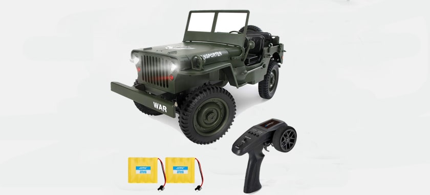 JJRC 1:10 Scale RC Military Truck