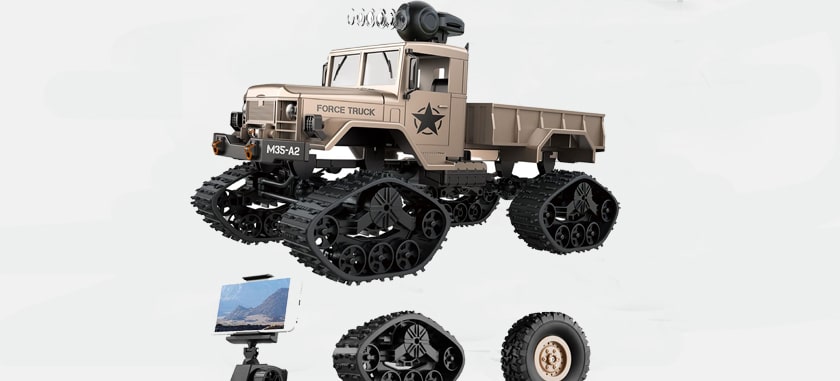 REMOKING RC Hobby Toys Military Truck