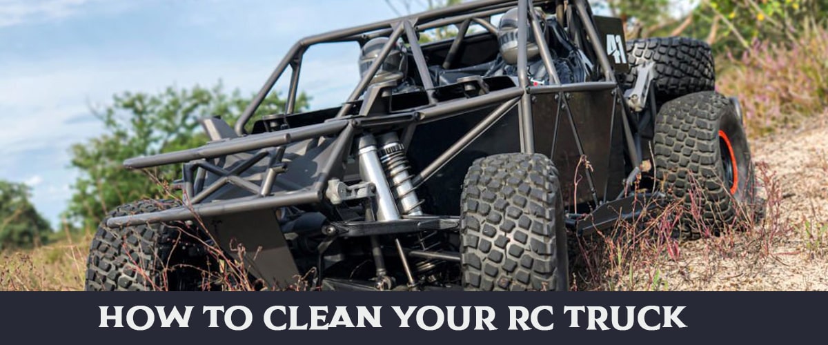 How to clean your RC truck